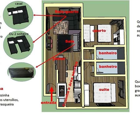 Novo Lar Gramado 2 Apartman Kültér fotó